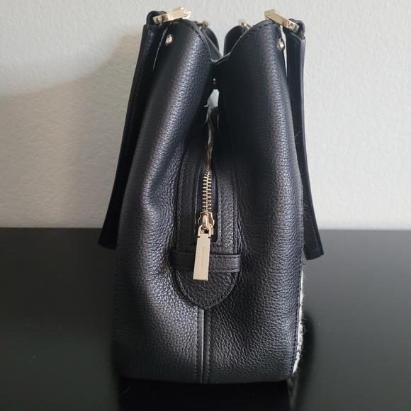 Kate Spade Leila Tweed Medium Triple Compartment Shoulder Bag Tote - Picture 5 of 12